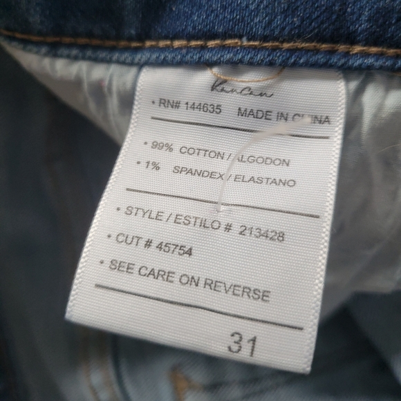 Kancan Estilo Mid Rise Straight Jeans - Picture 8 of 9